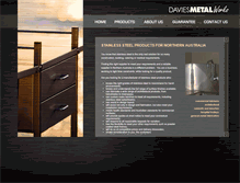 Tablet Screenshot of daviesmetalworks.com.au